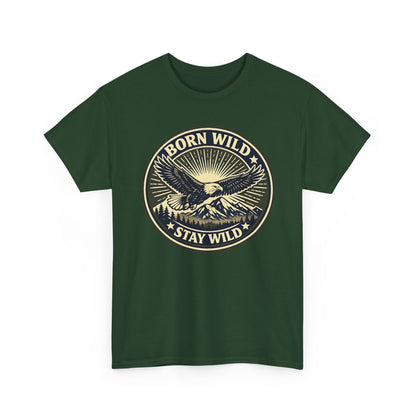 Eagle Ranger Patch Graphic Tee | Mid-Century Outdoor Shirt | Born Wild Stay Wild Unisex