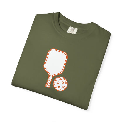 Pickleball Paddle And Ball Icon Tee Minimalist Pickler Unisex T-Shirt