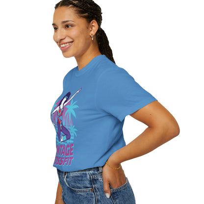 Vintage Crossfit Retro 80s Aerobics Graphic Tee | Gym Shirt Women