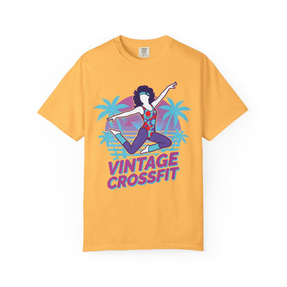 Vintage Crossfit Retro 80s Aerobics Graphic Tee | Gym Shirt Women