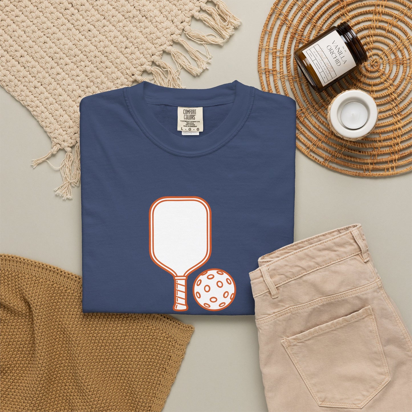 Pickleball Paddle And Ball Icon Tee Minimalist Pickler Unisex T-Shirt