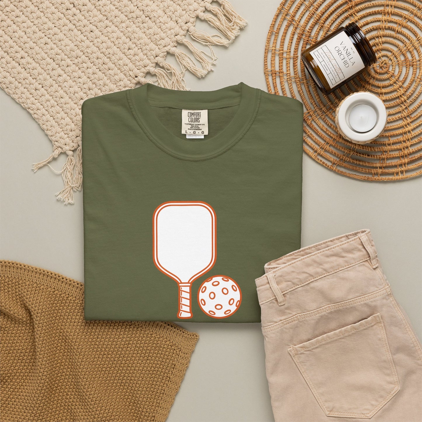 Pickleball Paddle And Ball Icon Tee Minimalist Pickler Unisex T-Shirt