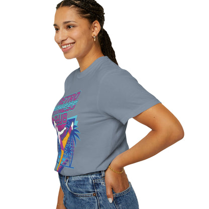 Retro Fitness Club High Kick 80s Tee | Vintage Aerobics Shirt Women