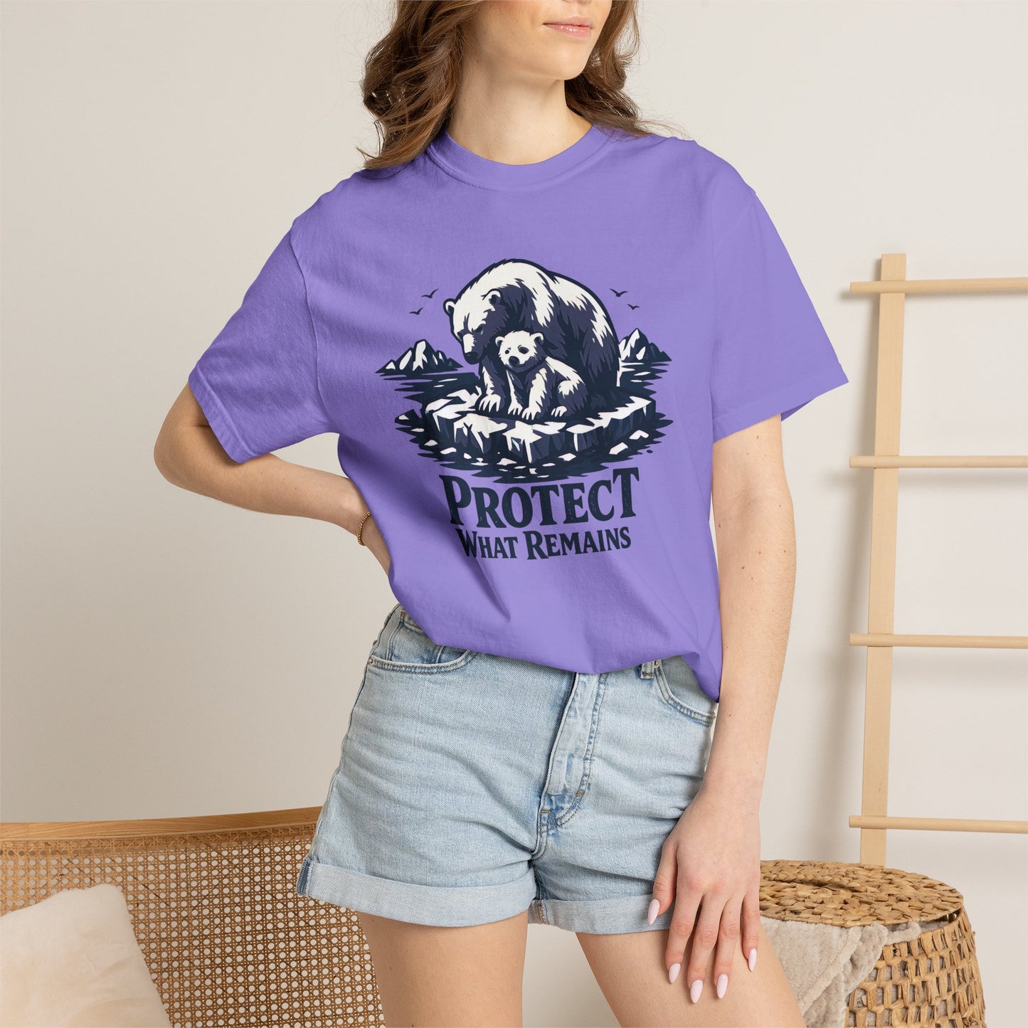 Polar Bear Conservation Tee | Protect What Remains | Climate Awareness Shirt | Unisex