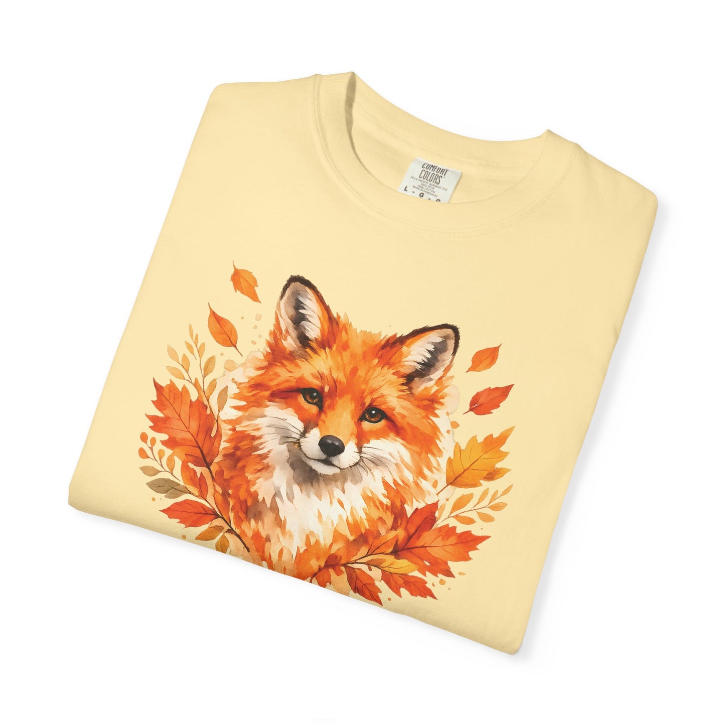 Watercolor Fox Graphic Tee | Autumn Wildlife Art Shirt | Nature Lover Gift | Unisex