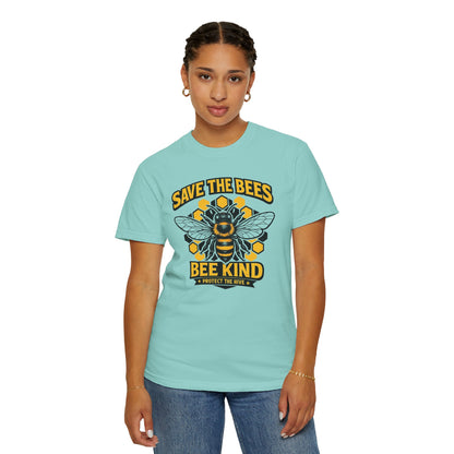 Save the Bees Graphic Tee | Bee Kind Conservation Shirt | Earth Day Gift | Nature Tee