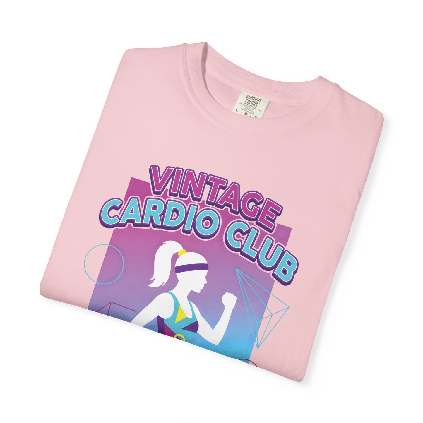 Vintage Cardio Club Retro 80s Lunge Graphic Tee | Workout Shirt Women