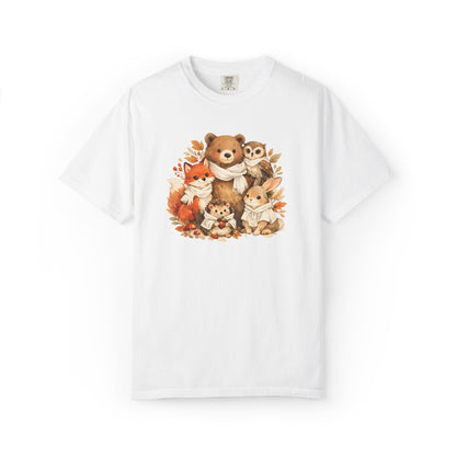 Woodland Friends Watercolor Tee | Forest Animal Gift Shirt | Wildlife Art | Nature Lover