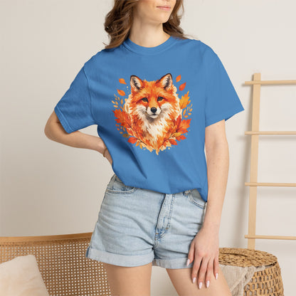 Watercolor Fox Graphic Tee | Autumn Wildlife Art Shirt | Nature Lover Gift | Unisex