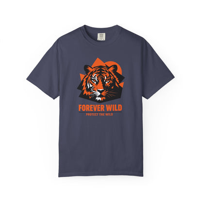 Tiger Forever Wild Conservation Tee | Protect the Wild Shirt | Endangered Animal Gift