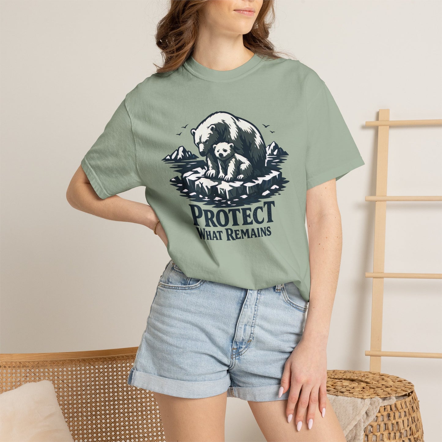 Polar Bear Conservation Tee | Protect What Remains | Climate Awareness Shirt | Unisex