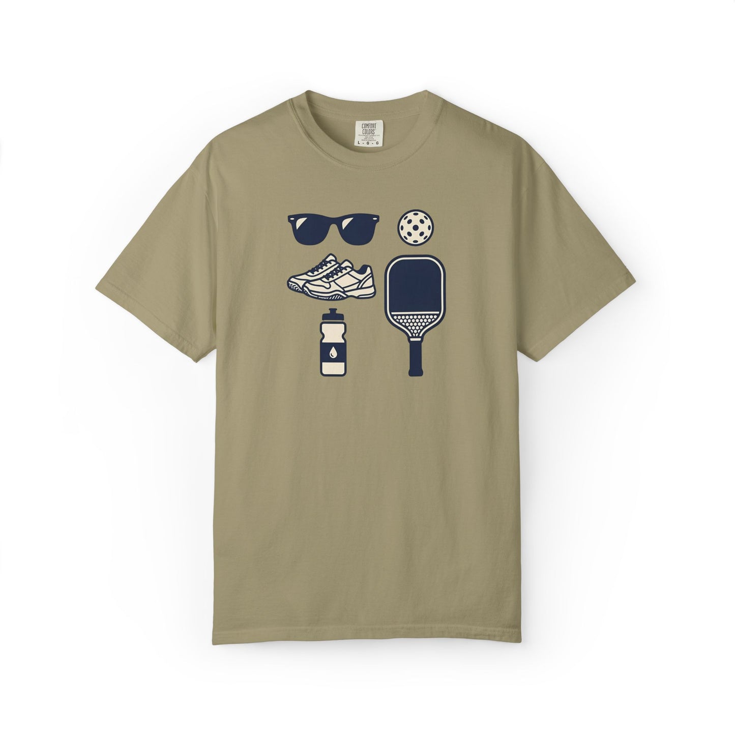 Pickleball Essentials Icon Tee Minimalist Pickler Sport Unisex Graphic Shirt