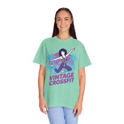 Vintage Crossfit Retro 80s Aerobics Graphic Tee | Gym Shirt Women