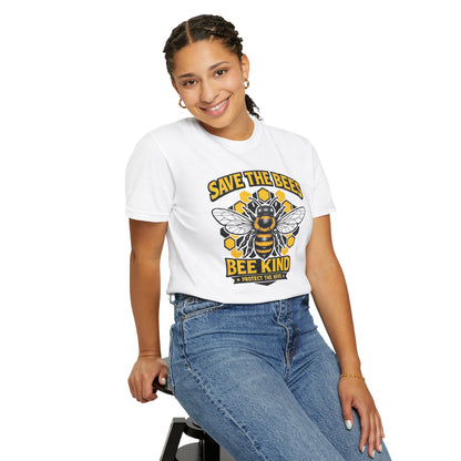 Save the Bees Graphic Tee | Bee Kind Conservation Shirt | Earth Day Gift | Nature Tee