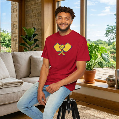 Pickleball Crossed Paddles Tee Pickler Minimalist Graphic Unisex Shirt