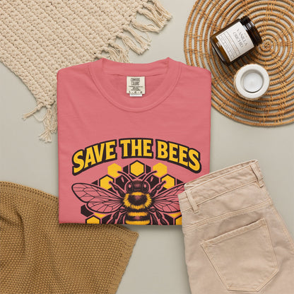 Save the Bees Graphic Tee | Bee Kind Conservation Shirt | Earth Day Gift | Nature Tee