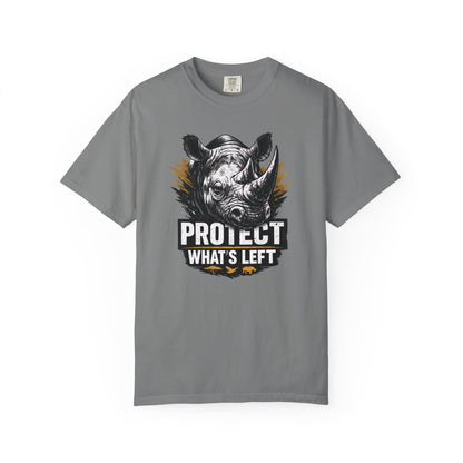 Black Rhino Conservation Tee | Protect What's Left | Endangered Species Shirt | Unisex
