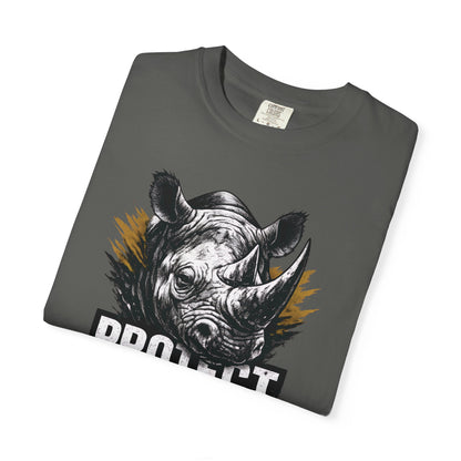 Black Rhino Conservation Tee | Protect What's Left | Endangered Species Shirt | Unisex