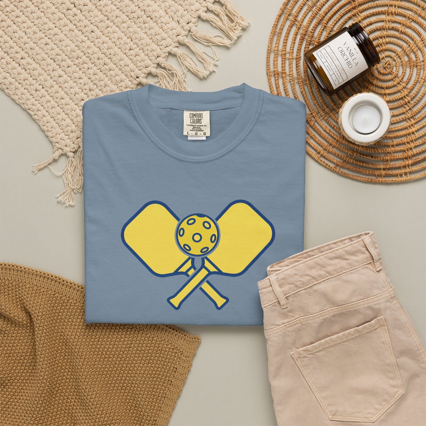 Pickleball Crossed Paddles Tee Pickler Minimalist Graphic Unisex Shirt