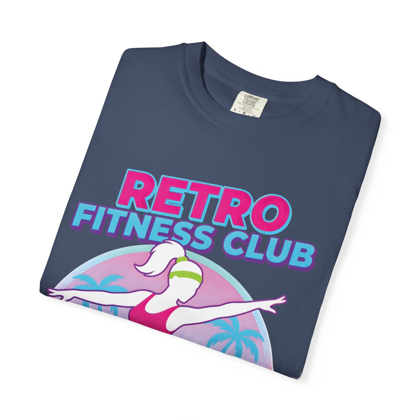 Retro Fitness Club 80s Aerobics Graphic Tee | Vintage Gym Shirt Women