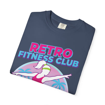 Retro Fitness Club 80s Aerobics Graphic Tee | Vintage Gym Shirt Women