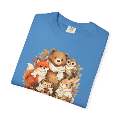 Woodland Friends Watercolor Tee | Forest Animal Gift Shirt | Wildlife Art | Nature Lover