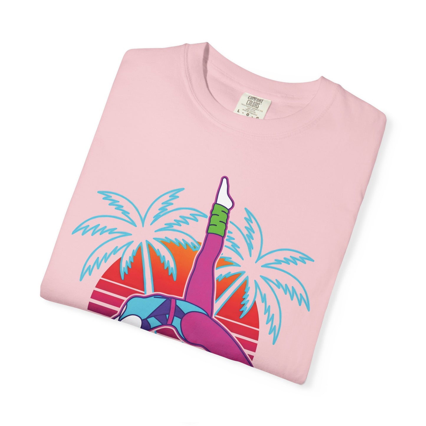 Stay Flexible Retro 80s Backbend Graphic Tee | Vintage Workout Shirt Women