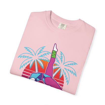 Stay Flexible Retro 80s Backbend Graphic Tee | Vintage Workout Shirt Women