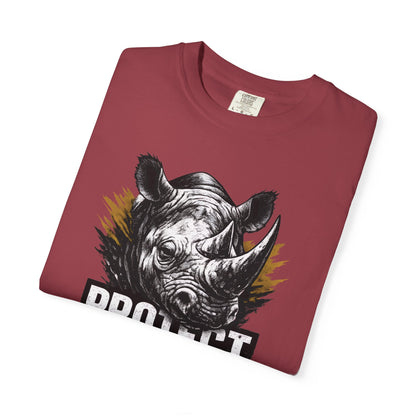 Black Rhino Conservation Tee | Protect What's Left | Endangered Species Shirt | Unisex