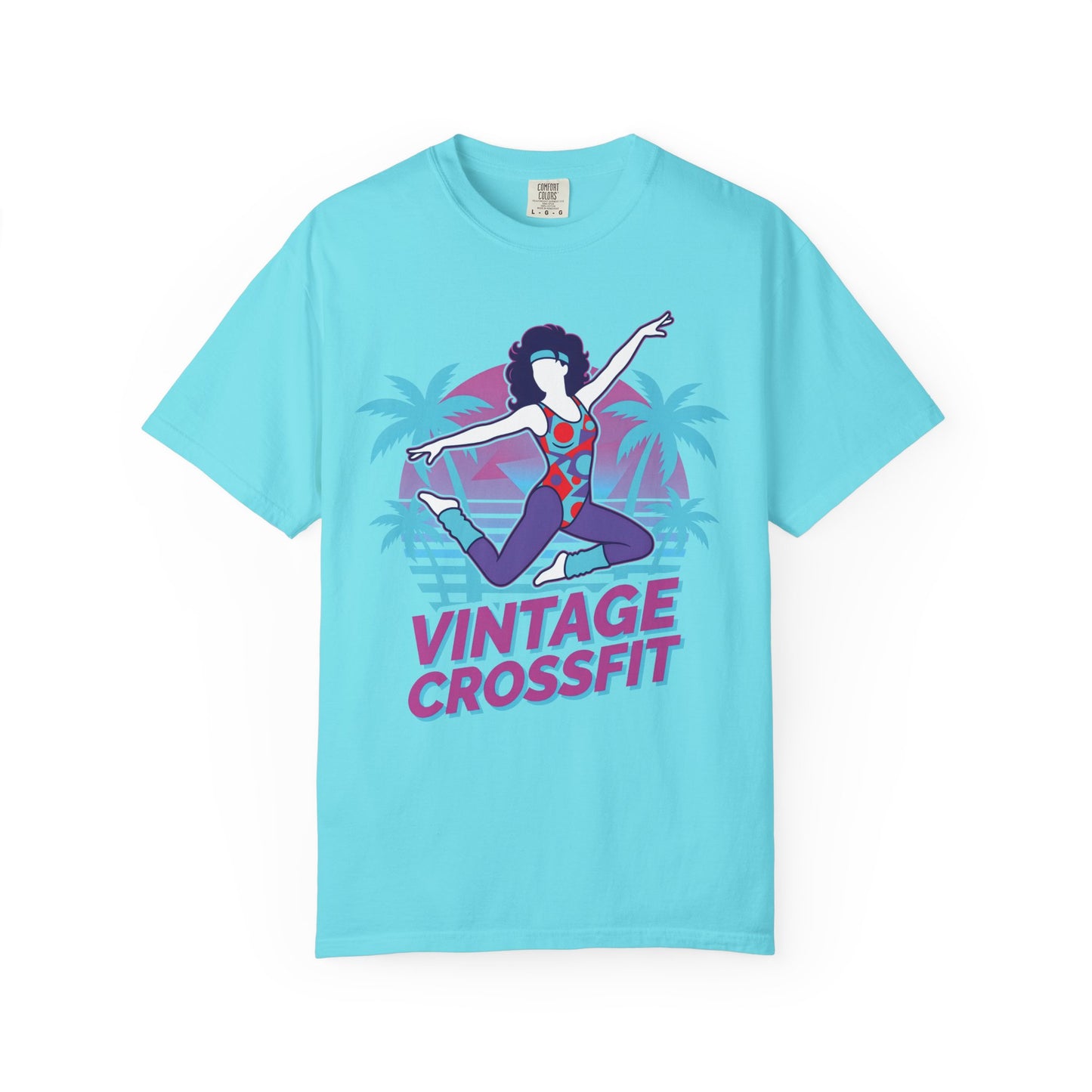 Vintage Crossfit Retro 80s Aerobics Graphic Tee | Gym Shirt Women