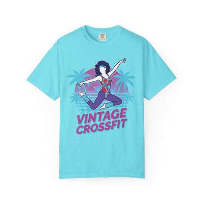 Vintage Crossfit Retro 80s Aerobics Graphic Tee | Gym Shirt Women
