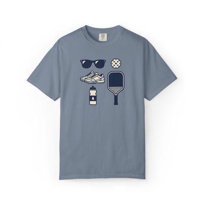 Pickleball Essentials Icon Tee Minimalist Pickler Sport Unisex Graphic Shirt