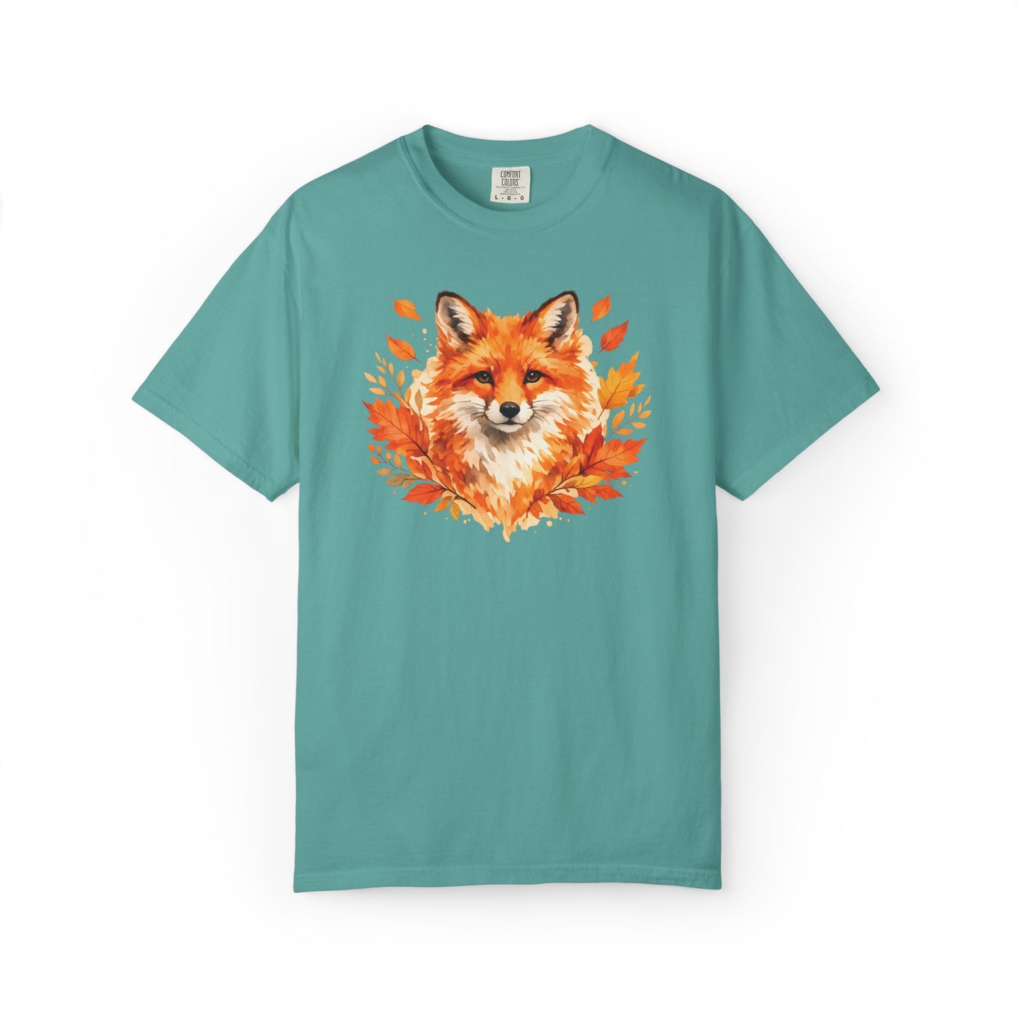 Watercolor Fox Graphic Tee | Autumn Wildlife Art Shirt | Nature Lover Gift | Unisex