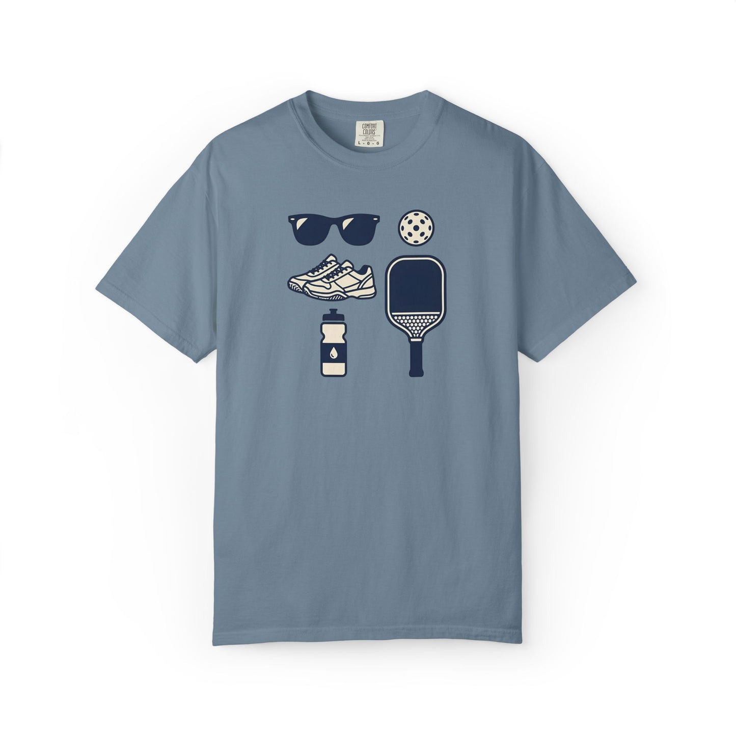 Pickleball Essentials Icon Tee Minimalist Pickler Sport Unisex Graphic Shirt