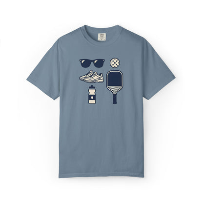 Pickleball Essentials Icon Tee Minimalist Pickler Sport Unisex Graphic Shirt