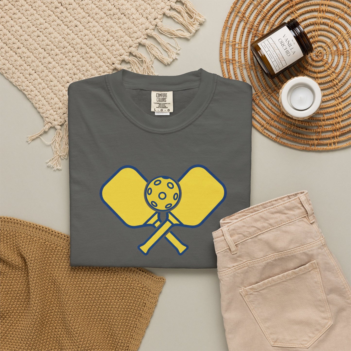 Pickleball Crossed Paddles Tee Pickler Minimalist Graphic Unisex Shirt