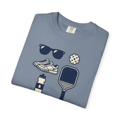 Pickleball Essentials Icon Tee Minimalist Pickler Sport Unisex Graphic Shirt