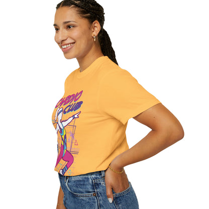 Cardio Club Retro 80s Grid Aerobics Graphic Tee | Vintage Gym Shirt Women