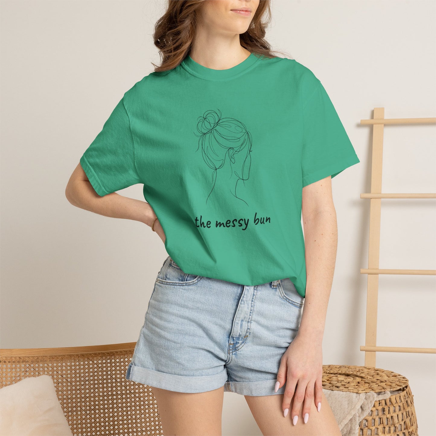 Messy Bun Mom Shirt | Funny Mom Tee | Mother's Day Gift | Mom Life T-Shirt