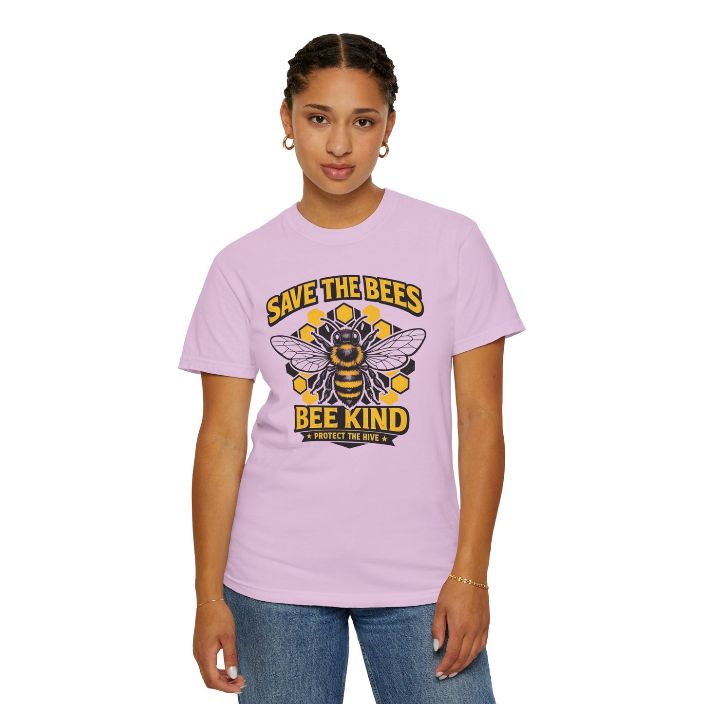 Save the Bees Graphic Tee | Bee Kind Conservation Shirt | Earth Day Gift | Nature Tee