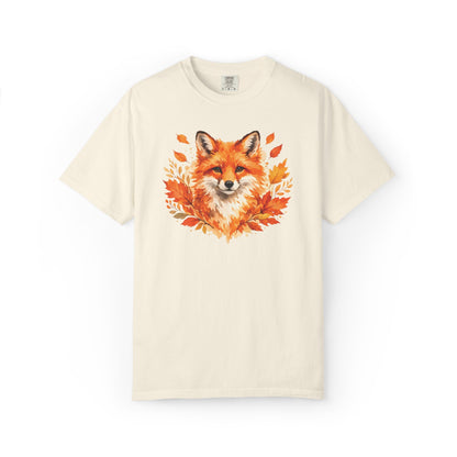 Watercolor Fox Graphic Tee | Autumn Wildlife Art Shirt | Nature Lover Gift | Unisex