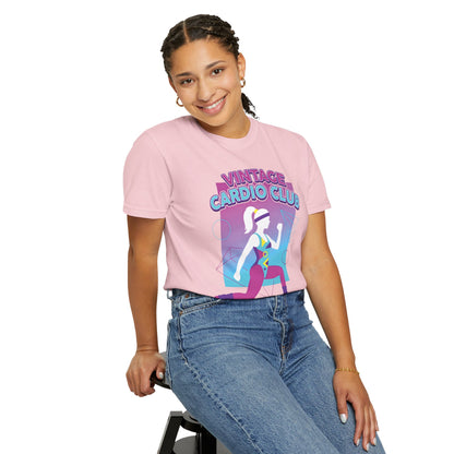 Vintage Cardio Club Retro 80s Lunge Graphic Tee | Workout Shirt Women