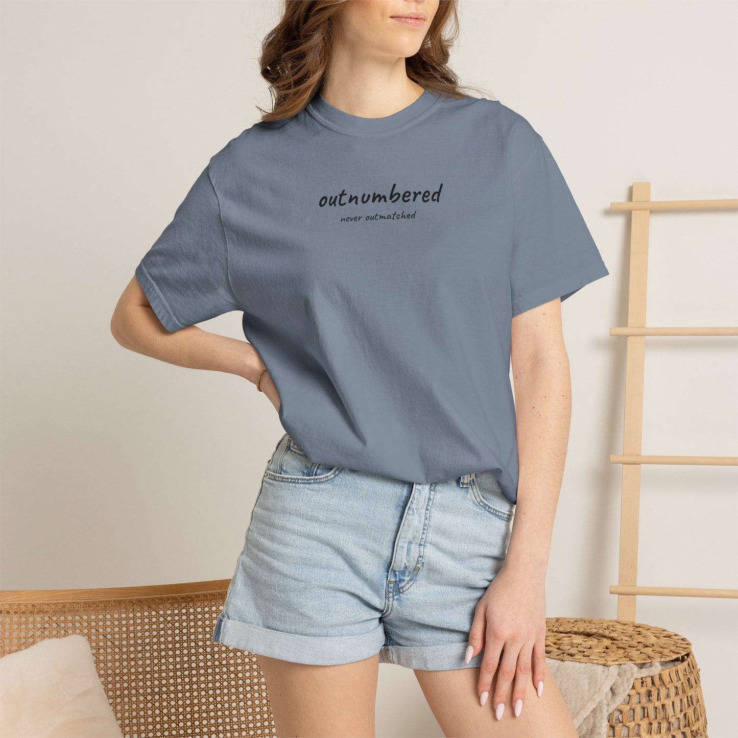 Outnumbered Mom Shirt | Funny Mom Tee | Mother's Day Gift | Mom of Boys T-Shirt