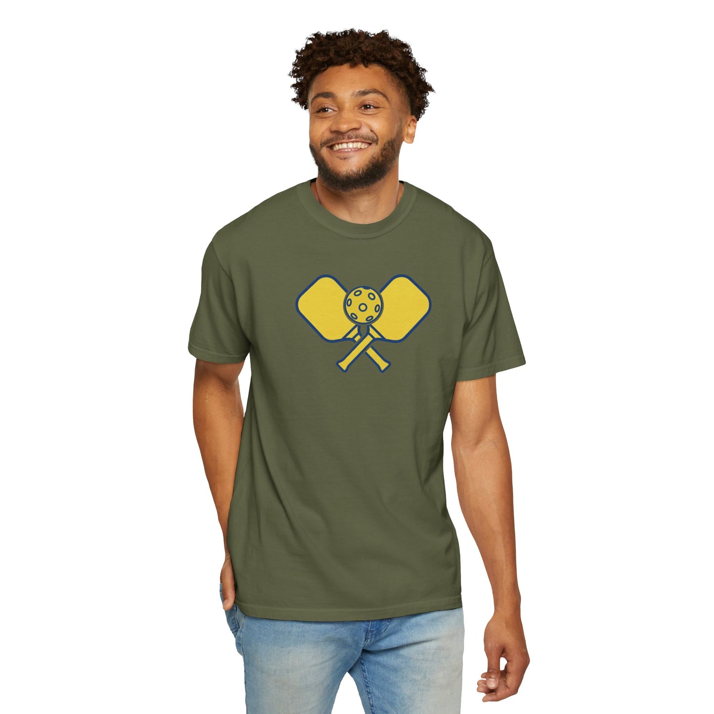 Pickleball Crossed Paddles Tee Pickler Minimalist Graphic Unisex Shirt