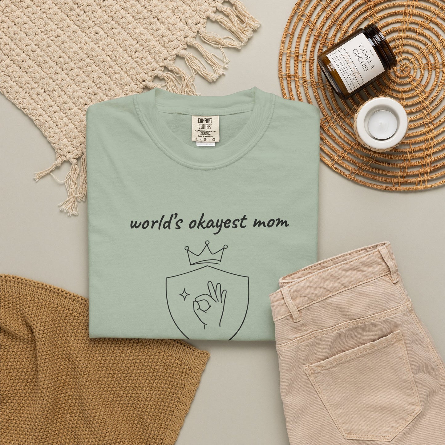 World's Okayest Mom Shirt | Funny Mom Gift | Mother's Day Tee | Mom Humor Shirt