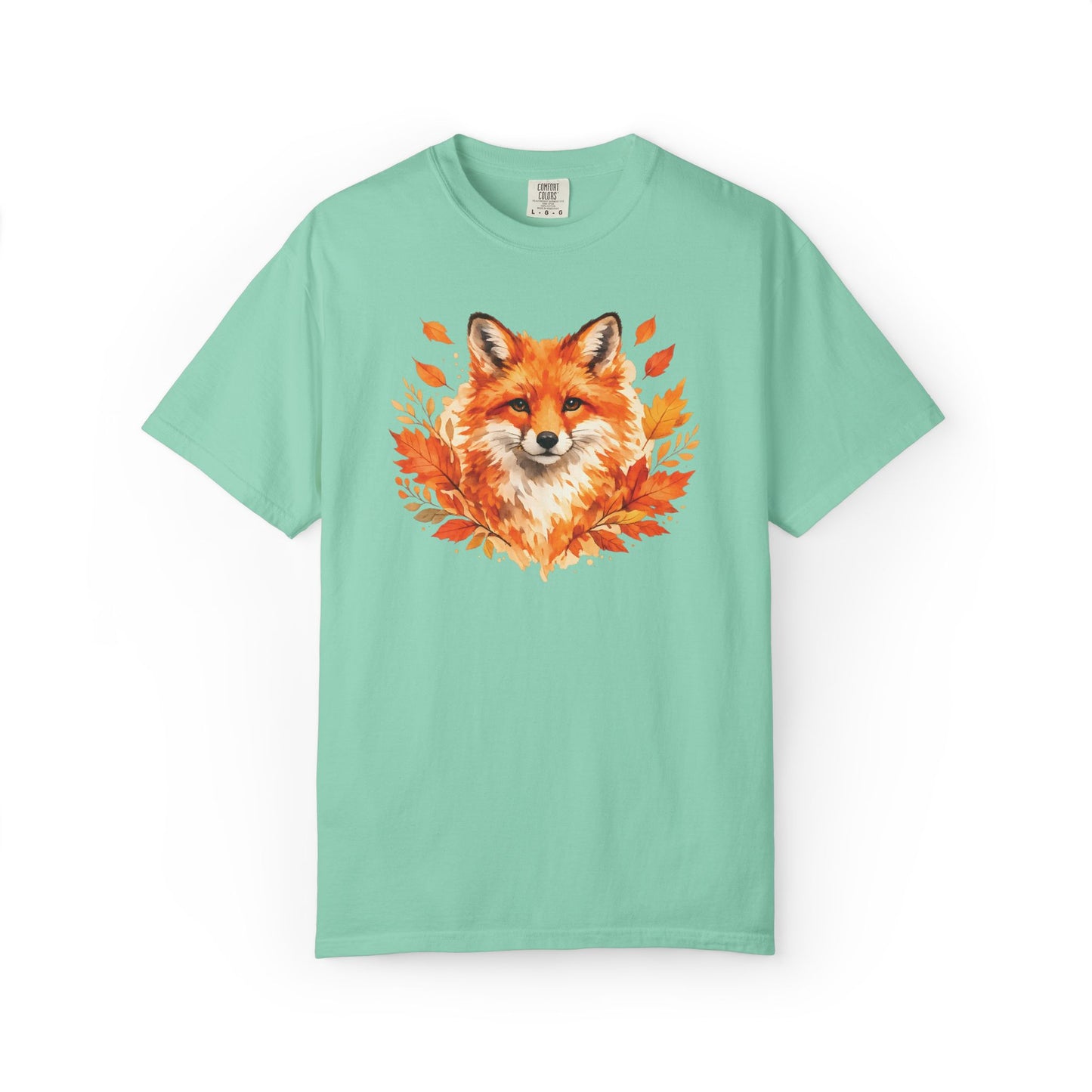 Watercolor Fox Graphic Tee | Autumn Wildlife Art Shirt | Nature Lover Gift | Unisex