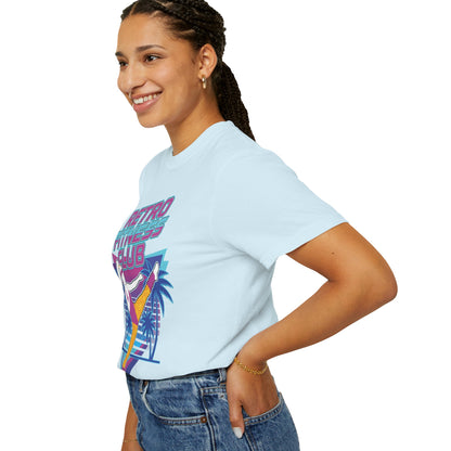 Retro Fitness Club High Kick 80s Tee | Vintage Aerobics Shirt Women