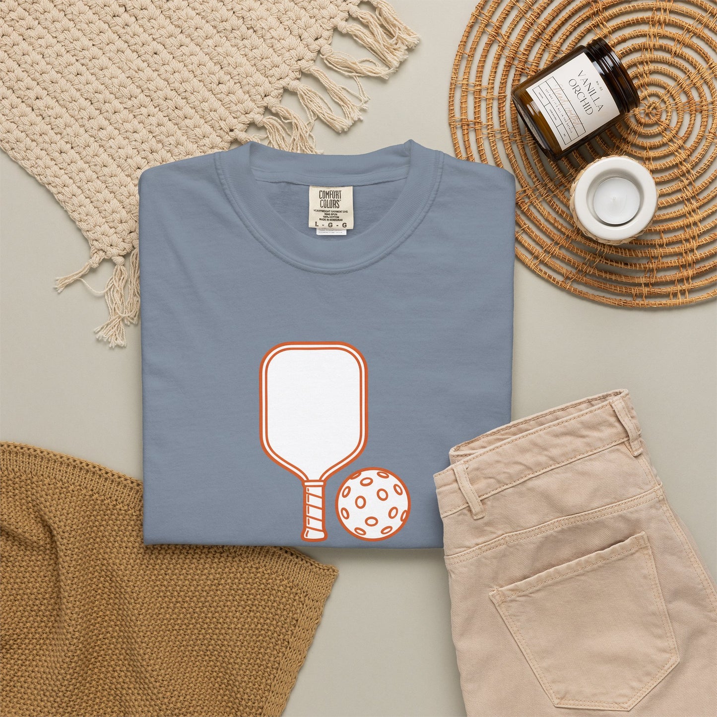 Pickleball Paddle And Ball Icon Tee Minimalist Pickler Unisex T-Shirt