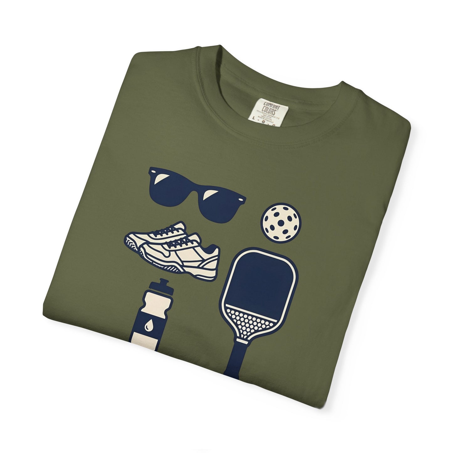 Pickleball Essentials Icon Tee Minimalist Pickler Sport Unisex Graphic Shirt