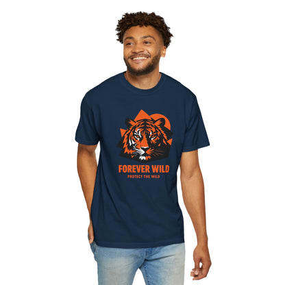 Tiger Forever Wild Conservation Tee | Protect the Wild Shirt | Endangered Animal Gift